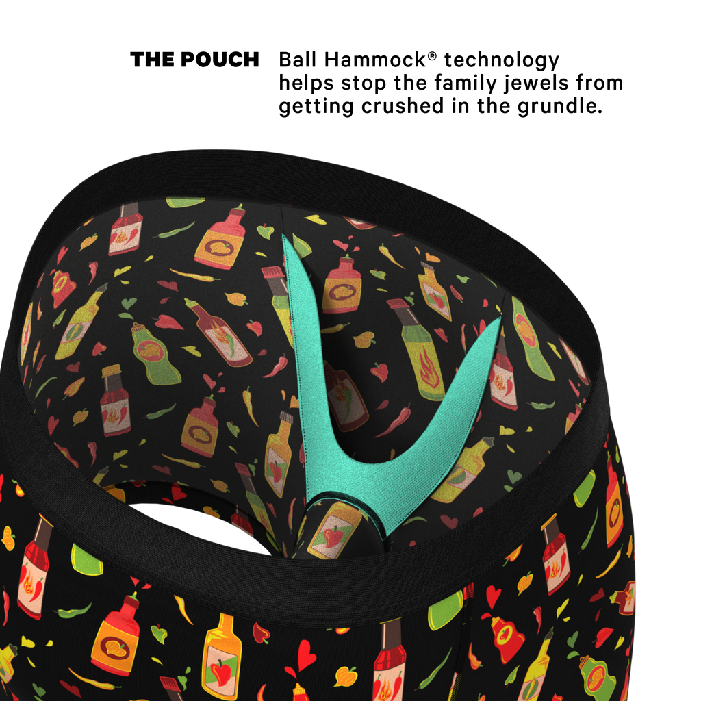 The Gotcha Sriracha | Hot Sauce Ball Hammock® Pouch Underwear - Shinesty