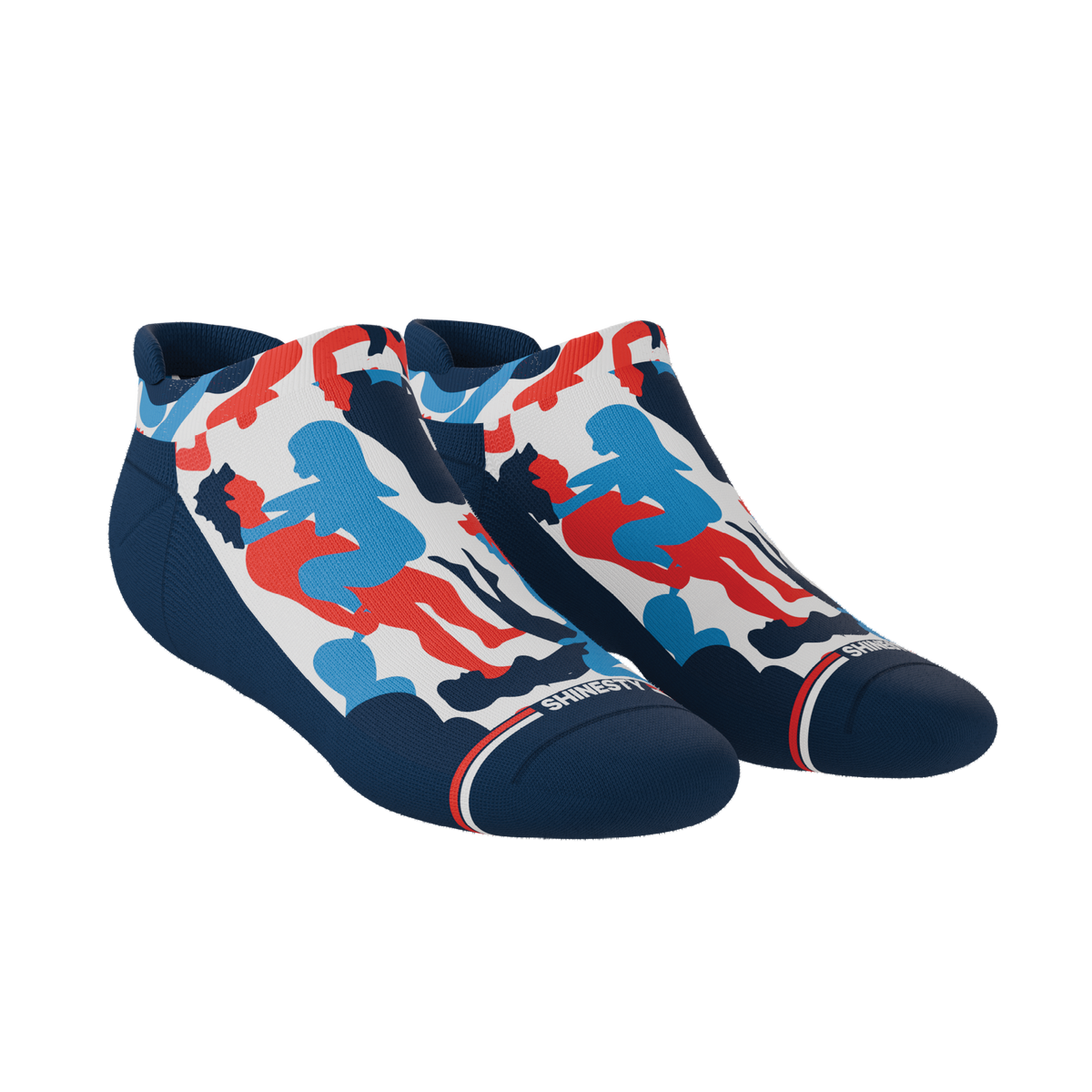 The Grand Finale | USA Camouflage Heel Hammock™ Ankle Socks - Shinesty