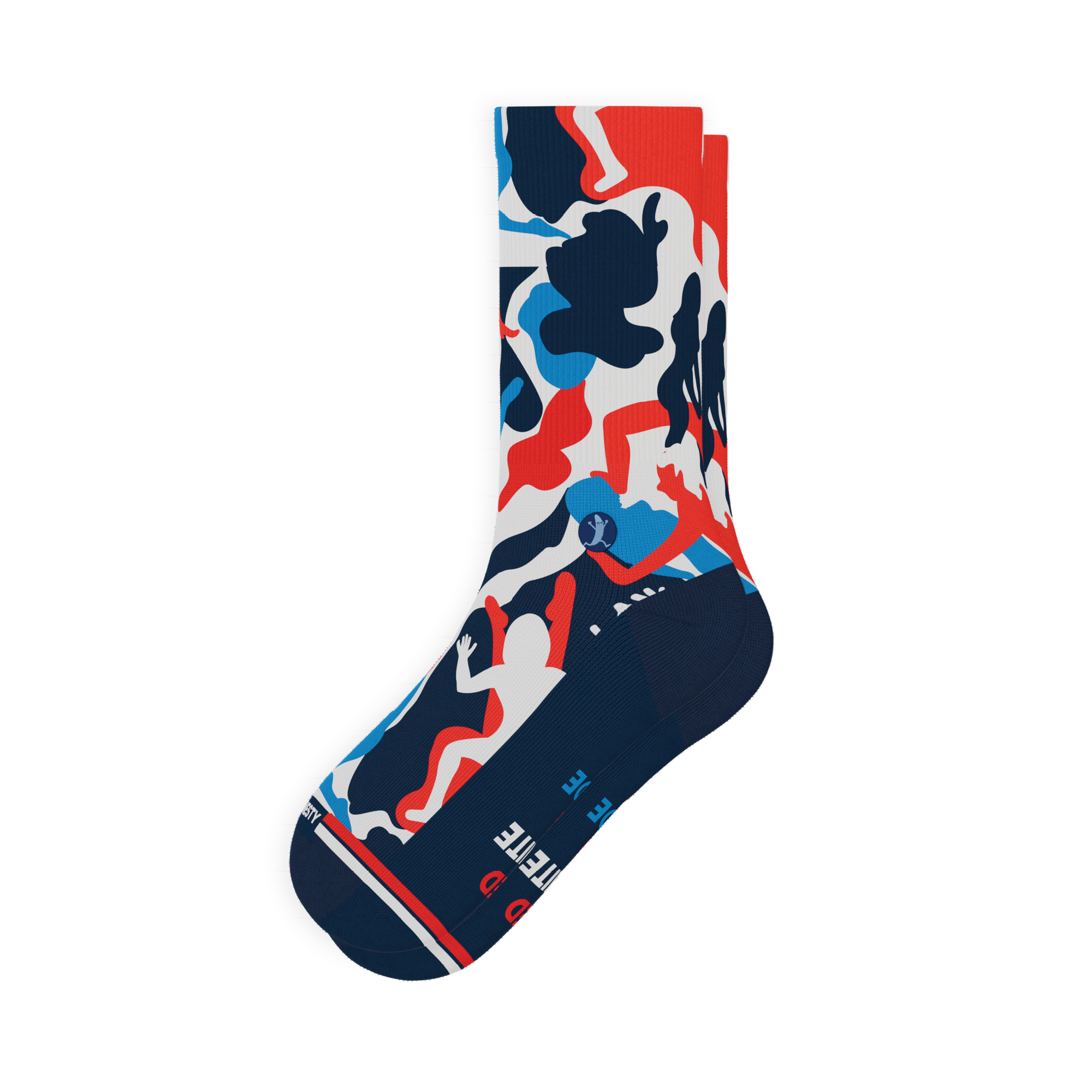 The Grand Finale | USA Camouflage Heel Hammock™ Crew Socks - Shinesty