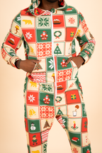 The Grandma's Monstrosity | Quilt Sexy Terry™ Men's Lounge Onesie - Shinesty