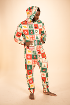 The Grandma's Monstrosity | Quilt Sexy Terry™ Men's Lounge Onesie - Shinesty
