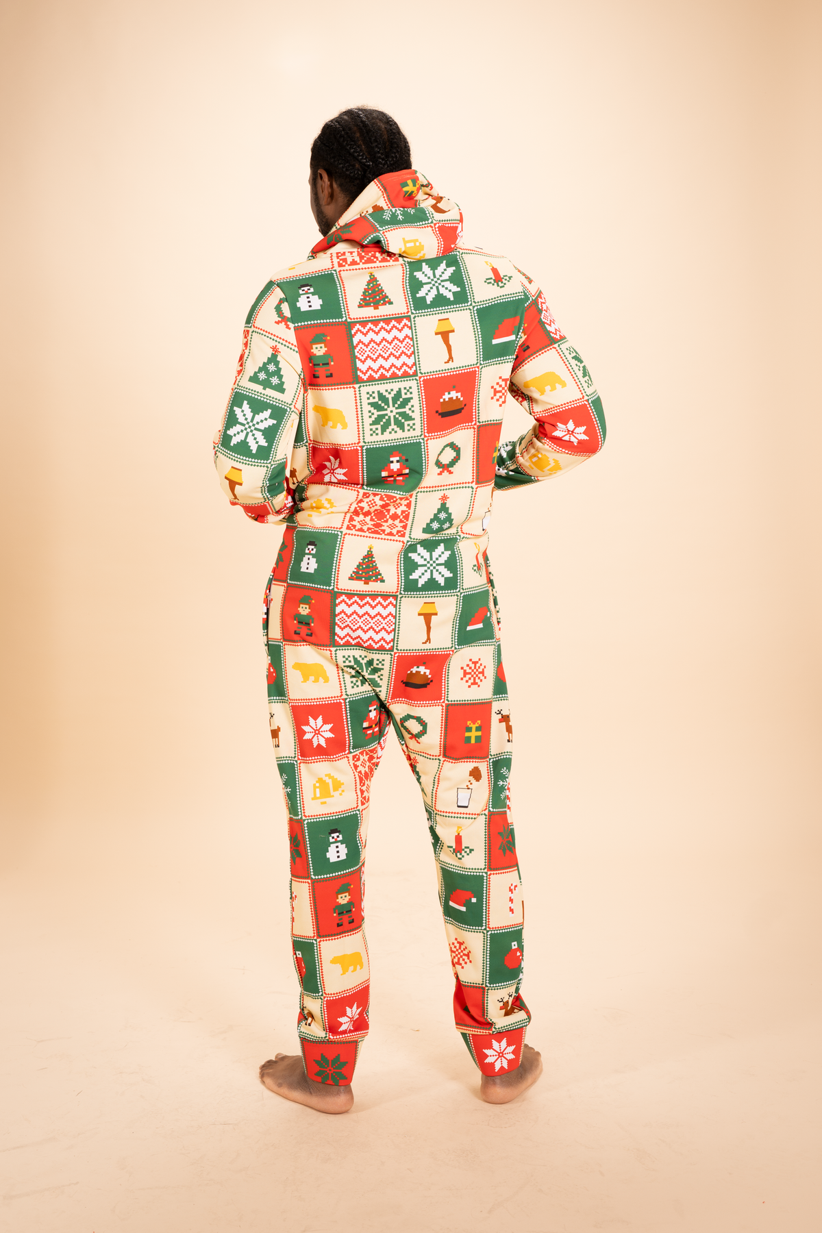 The Grandma's Monstrosity | Quilt Sexy Terry™ Men's Lounge Onesie - Shinesty