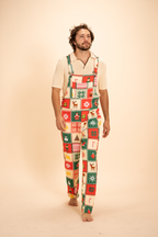 The Grandma's Monstrosity | Quilt Men's Straight Leg Pajamarall - Shinesty