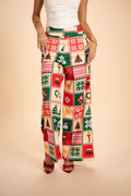 The Grandma's Monstrosity | Quilt Wide Leg Pants - Shinesty