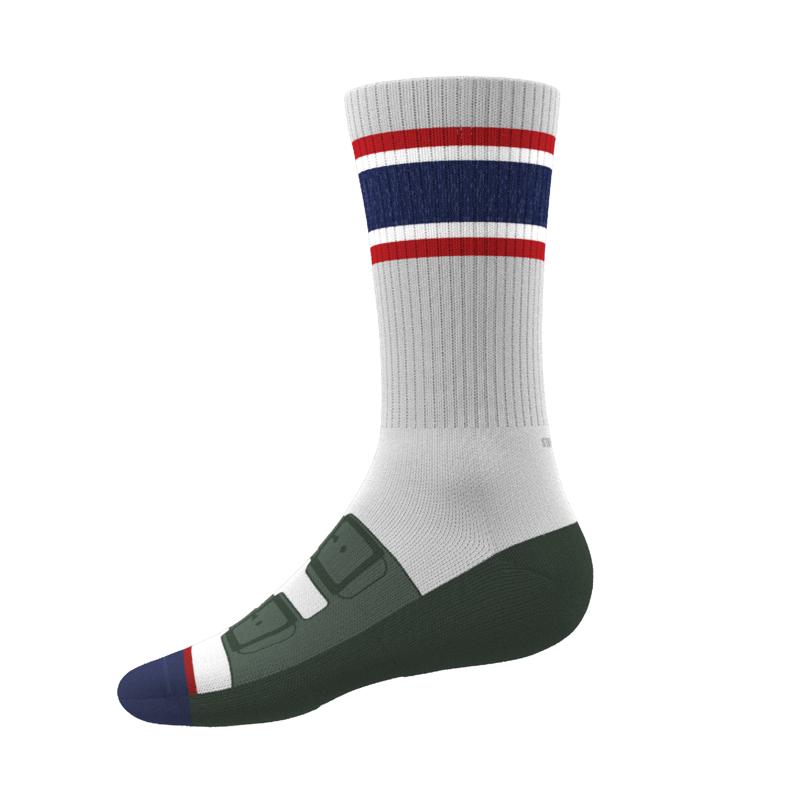 The Granola | Strap Sandal Heel Hammock™ Crew Socks - Shinesty