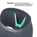 The Graphite | Tonal Grey Ball Hammock® Pouch Underwear - Shinesty