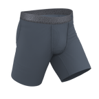 The Graphite | Tonal Grey Ball Hammock® Boxer - Long Leg - Shinesty