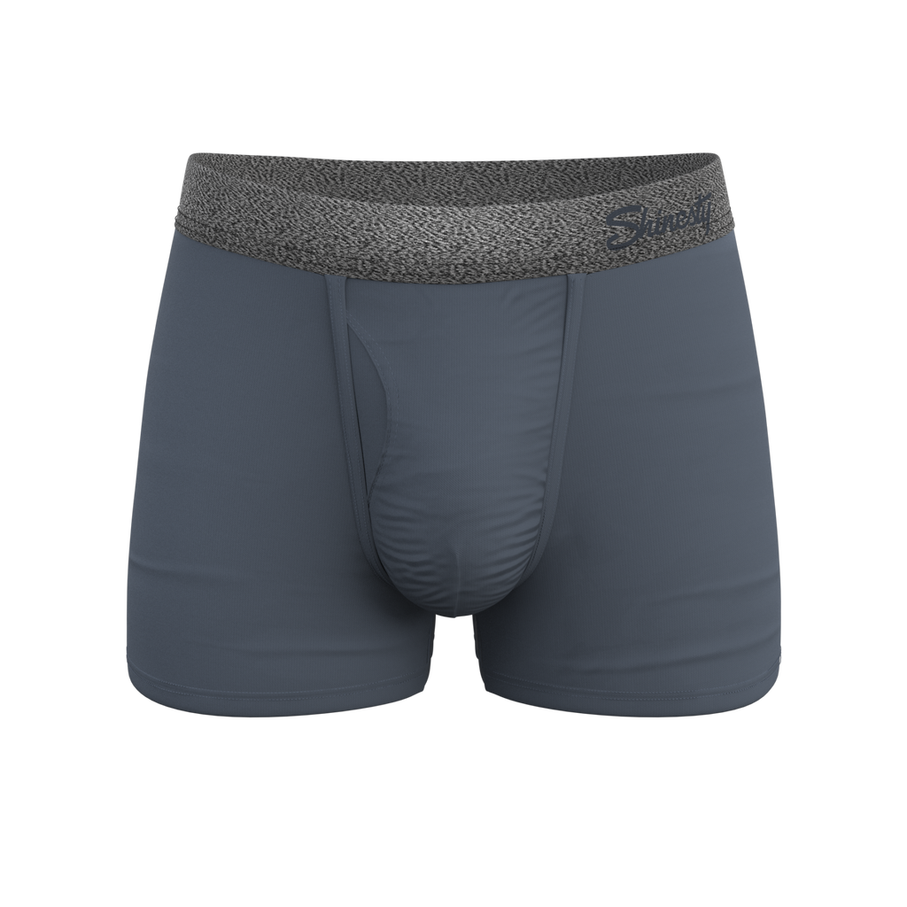The Graphite | Tonal Grey Ball Hammock® Pouch Trunks Underwear - Shinesty