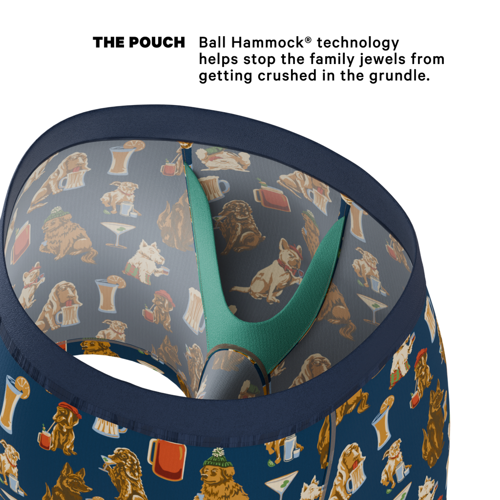 The Hair Of The Dog | Dogs & Drinks Ball Hammock® Pouch Underwear - Shinesty