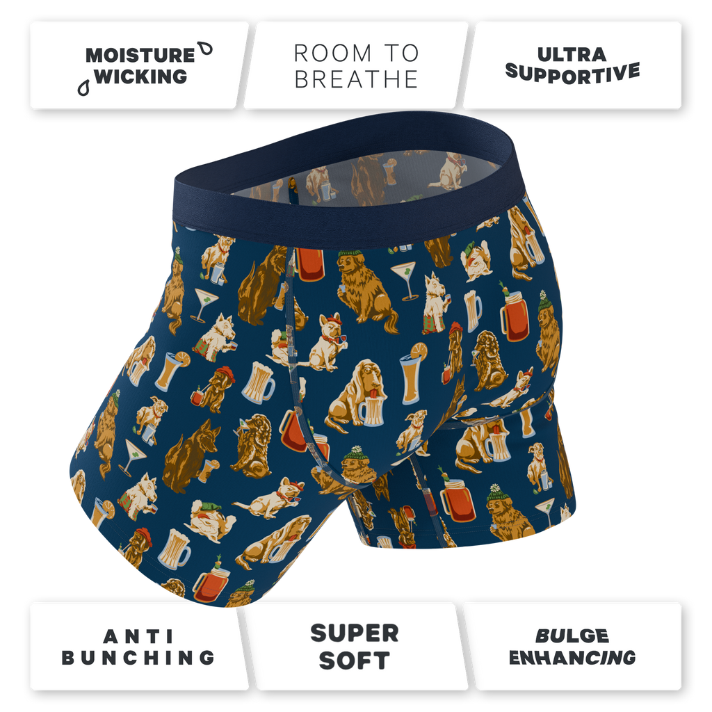 The Hair Of The Dog | Dogs & Drinks Ball Hammock® Pouch Underwear - Shinesty