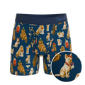The Hair Of The Dog | Dogs & Drinks Ball Hammock® Pouch Underwear With Fly - Shinesty