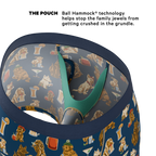 The Hair Of The Dog | Dogs & Drinks Ball Hammock® Pouch Underwear With Fly - Shinesty
