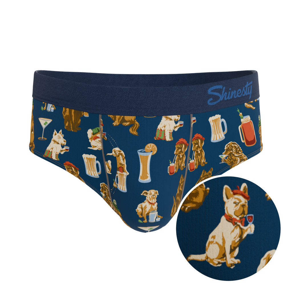 The Hair Of The Dog | Dogs & Drinks Ball Hammock® Pouch Underwear Briefs - Shinesty