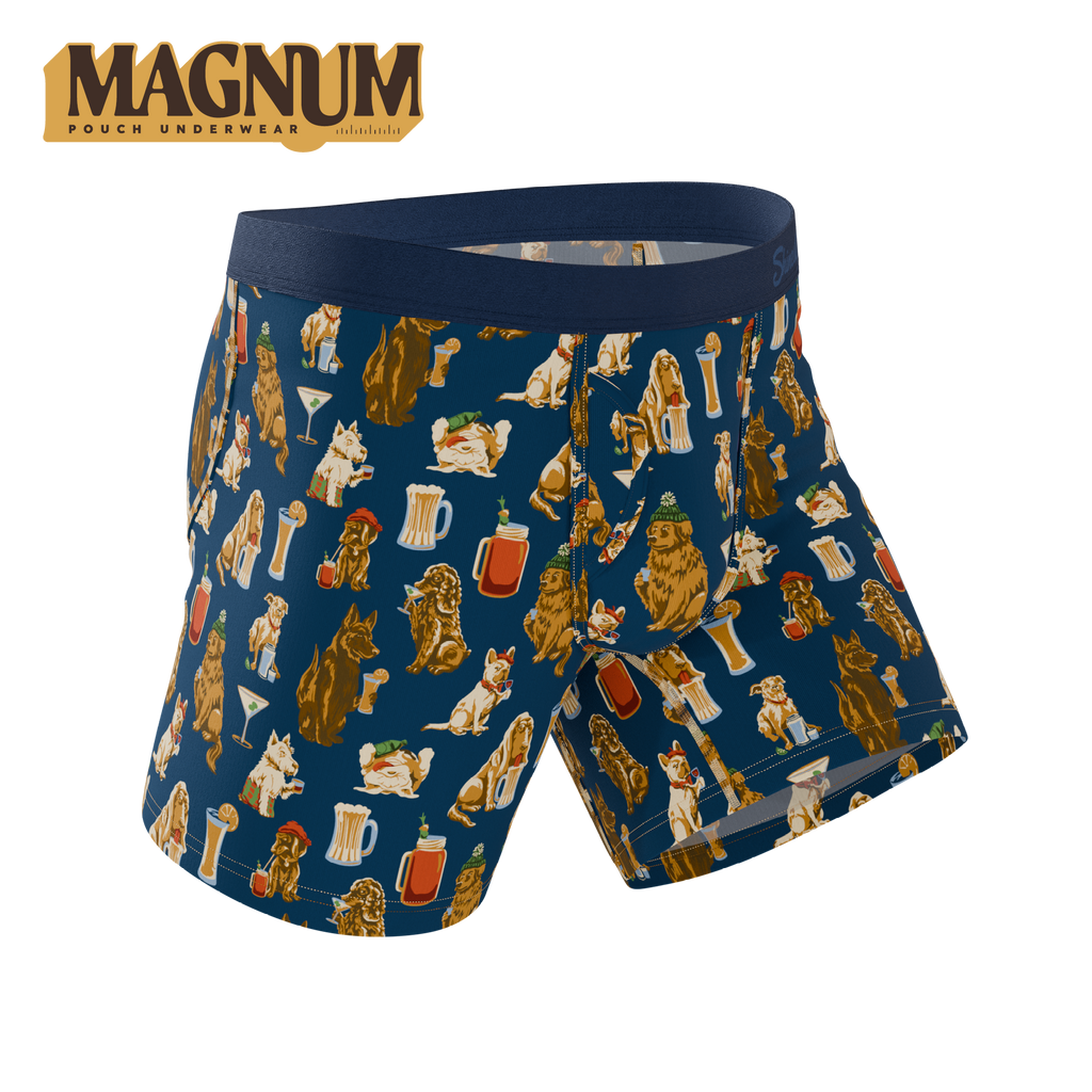 The Hair Of The Dog | Dogs & Drinks Ball Hammock® Magnum Big Pouch Underwear - Shinesty