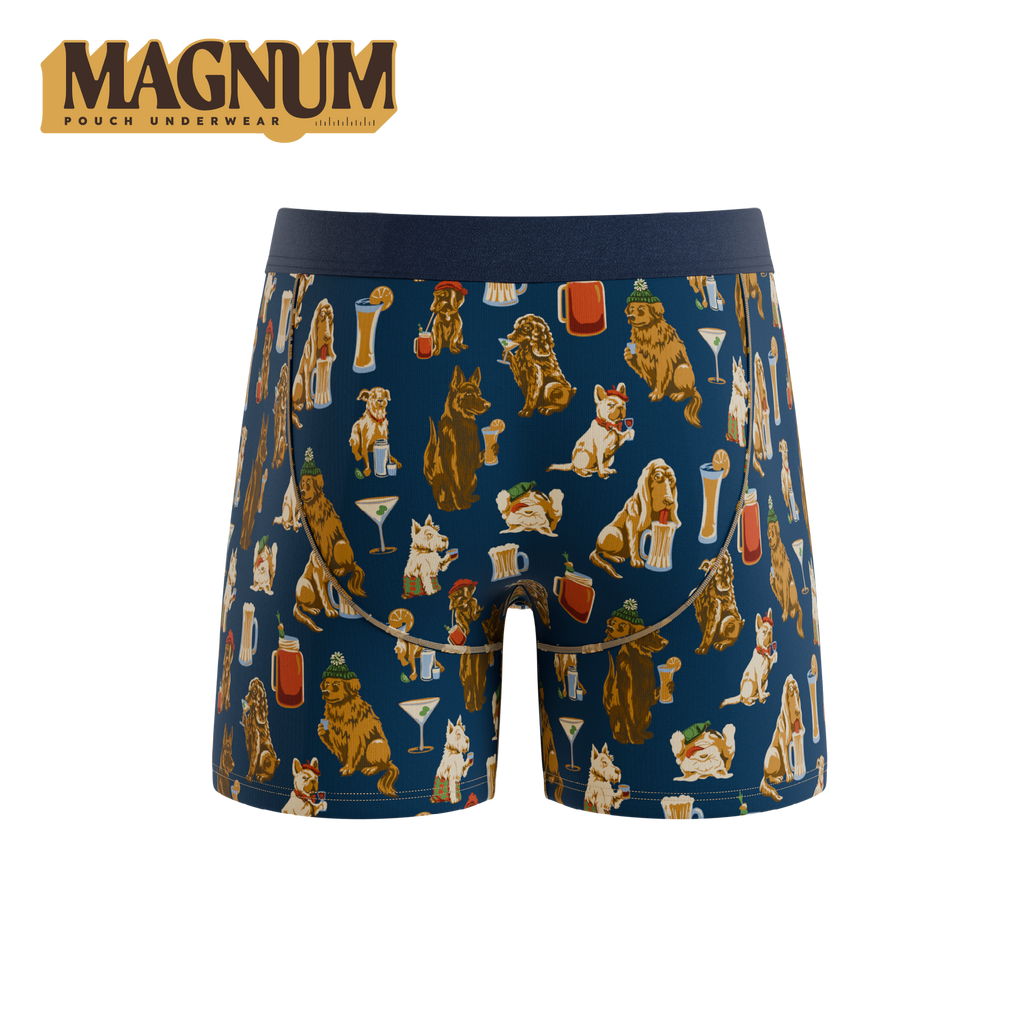 The Hair Of The Dog | Dogs & Drinks Ball Hammock® Magnum Big Pouch Underwear - Shinesty