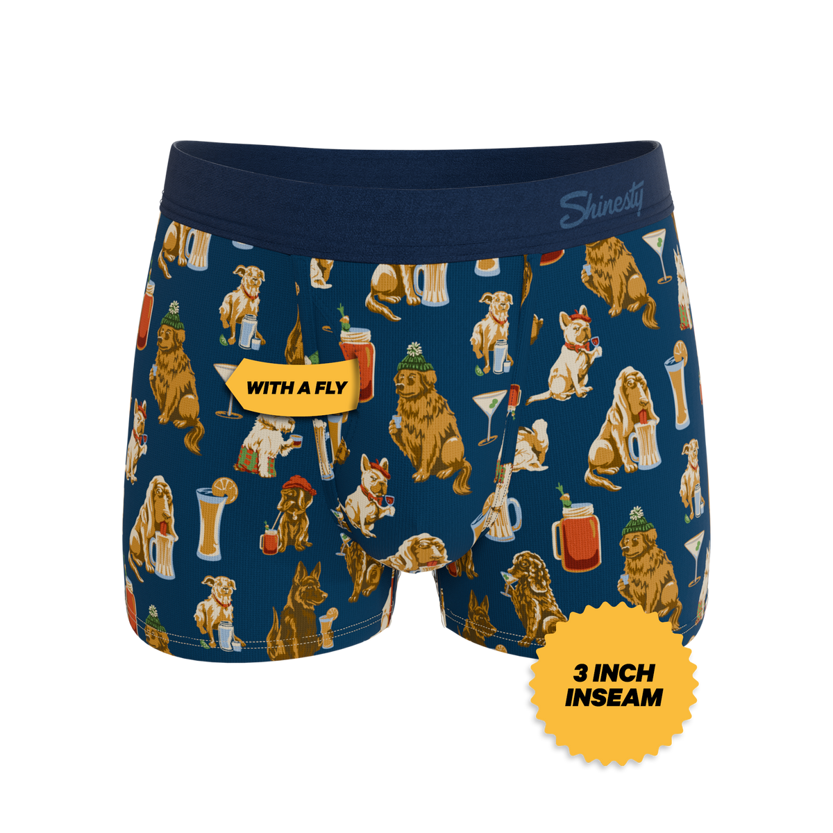 The Hair Of The Dog | Dogs & Drinks Ball Hammock® Pouch Trunks Underwear - Shinesty