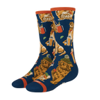 The Hair Of The Dog | Dogs & Drinks Heel Hammock™ Crew Socks - Shinesty