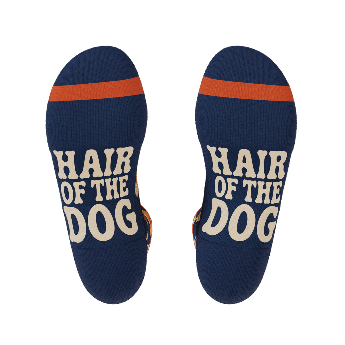 The Hair Of The Dog | Dogs & Drinks Heel Hammock™ Quarter Crew Socks - Shinesty