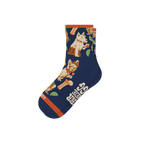 The Hair Of The Dog | Dogs & Drinks Heel Hammock™ Quarter Crew Socks - Shinesty
