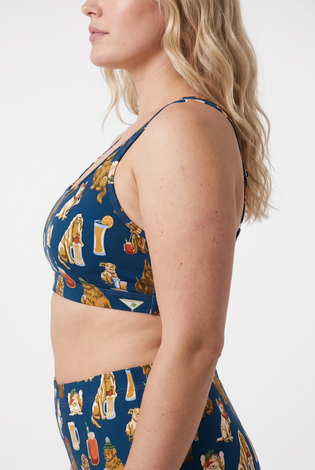 The Hair Of The Dog | Dogs & Drinks Boob Hammock™ Plunge Bralette - Shinesty