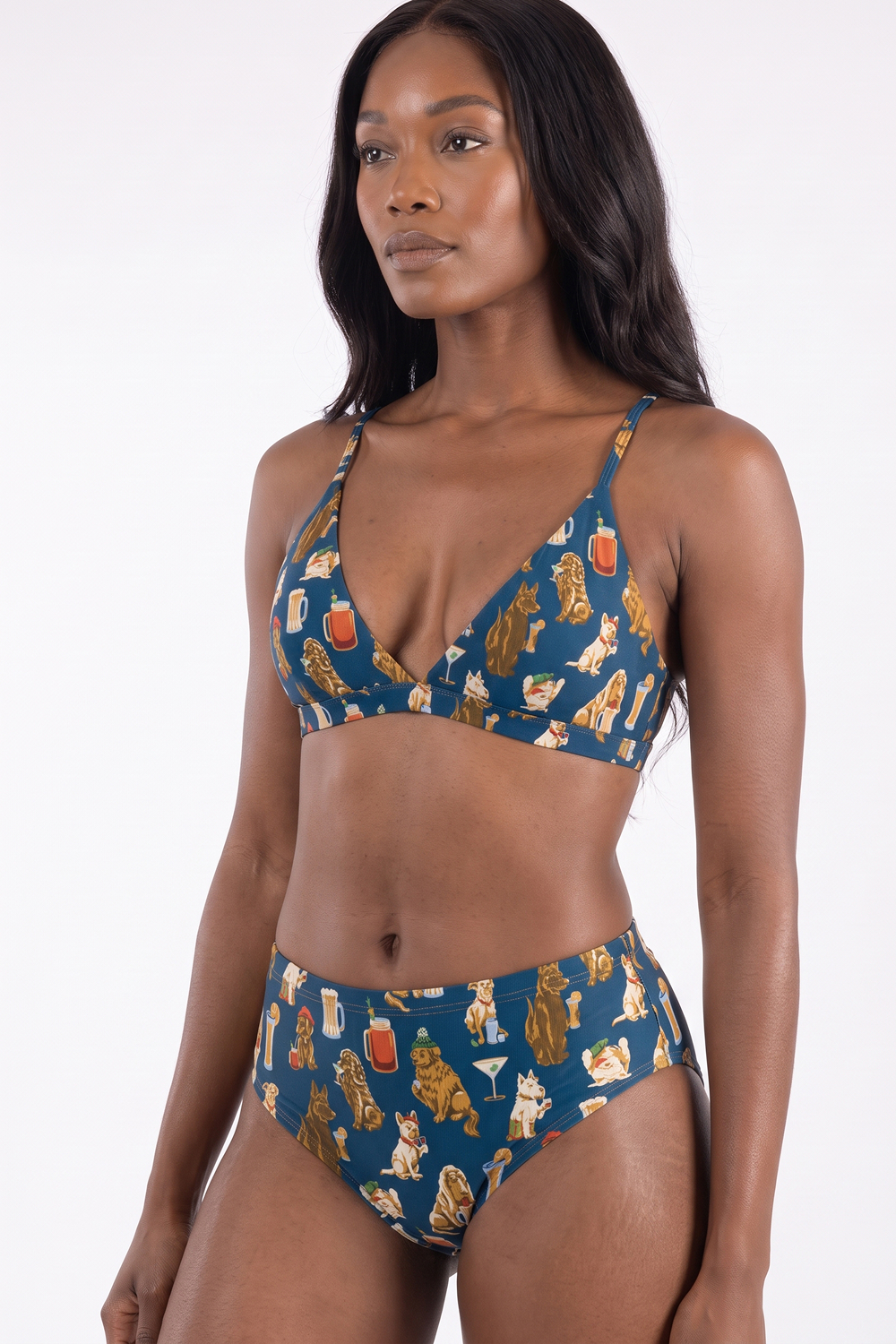 The Hair Of The Dog | Dogs & Drinks Boob Hammock™ Triangle Bralette - Shinesty