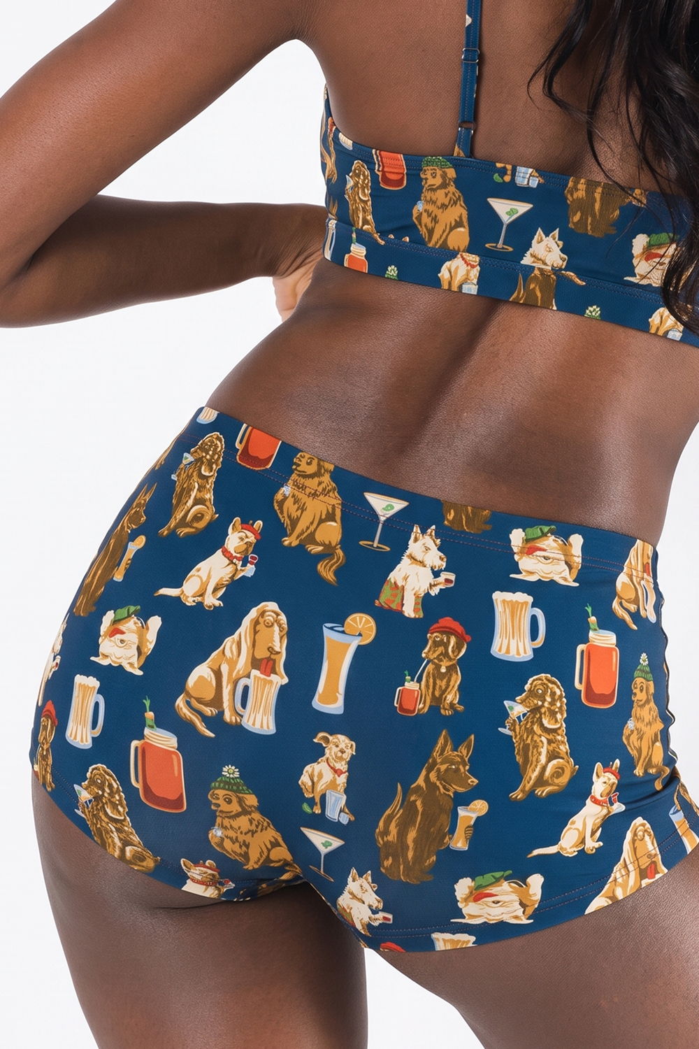 The Hair Of The Dog | Dogs & Drinks Modal Boyshort Underwear - Shinesty