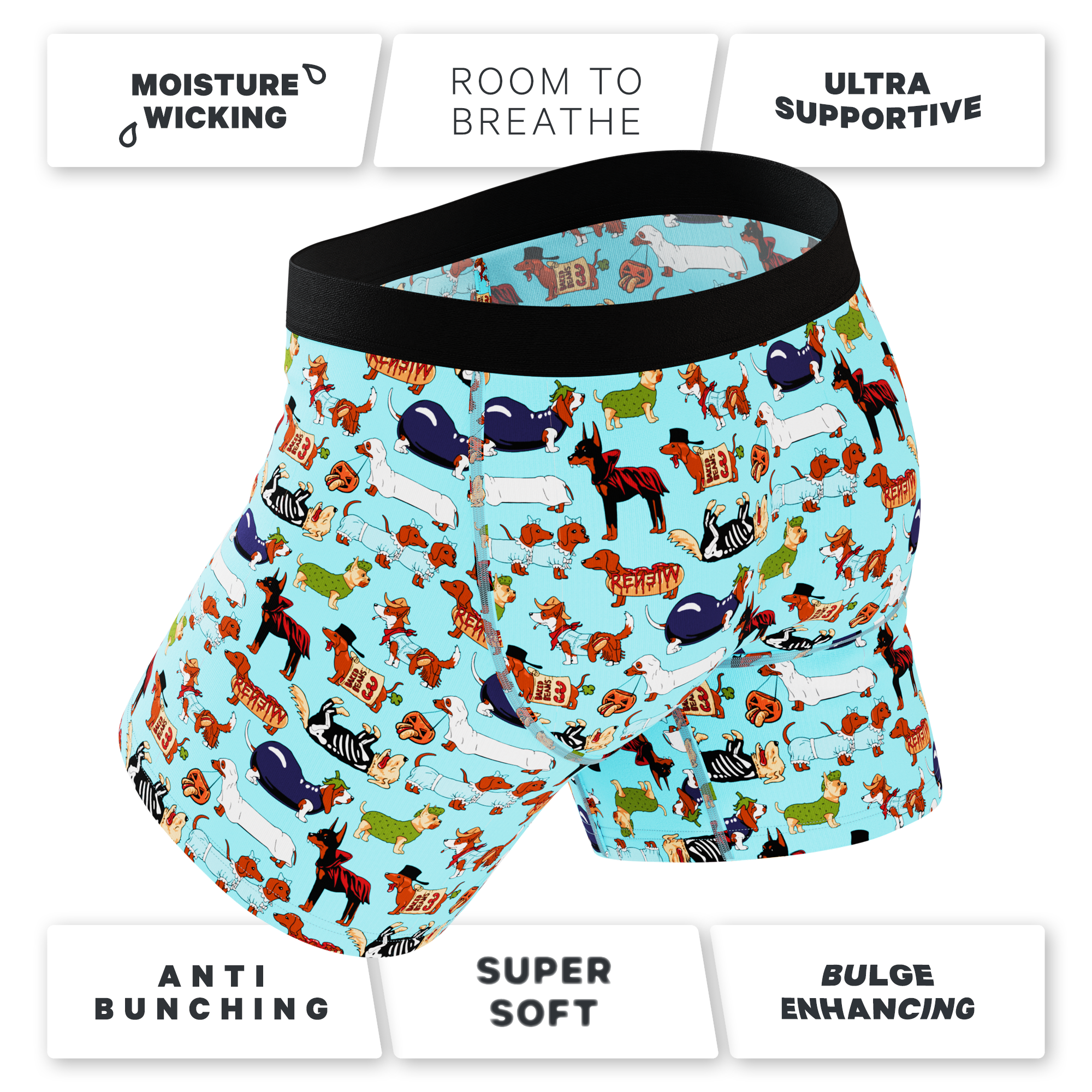 The Boo Crew | Ball Hammock® Pouch Boxer Briefs with Fly 7 Pack - Shinesty