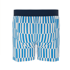 The Hamptons | Blue Mosaic Stripe Boxers - Shinesty