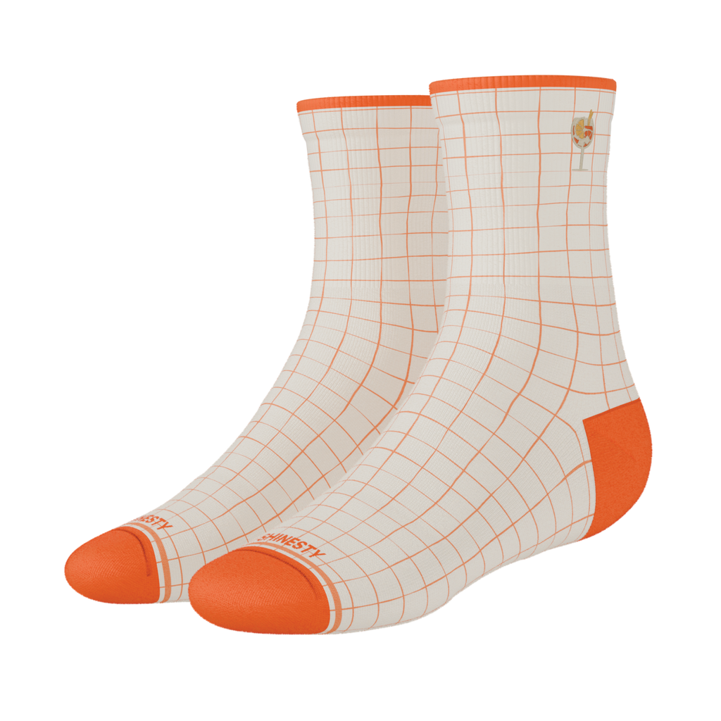 The Happy Hour | Heel Hammock™ Quarter Crew Socks 3 Pack - Shinesty