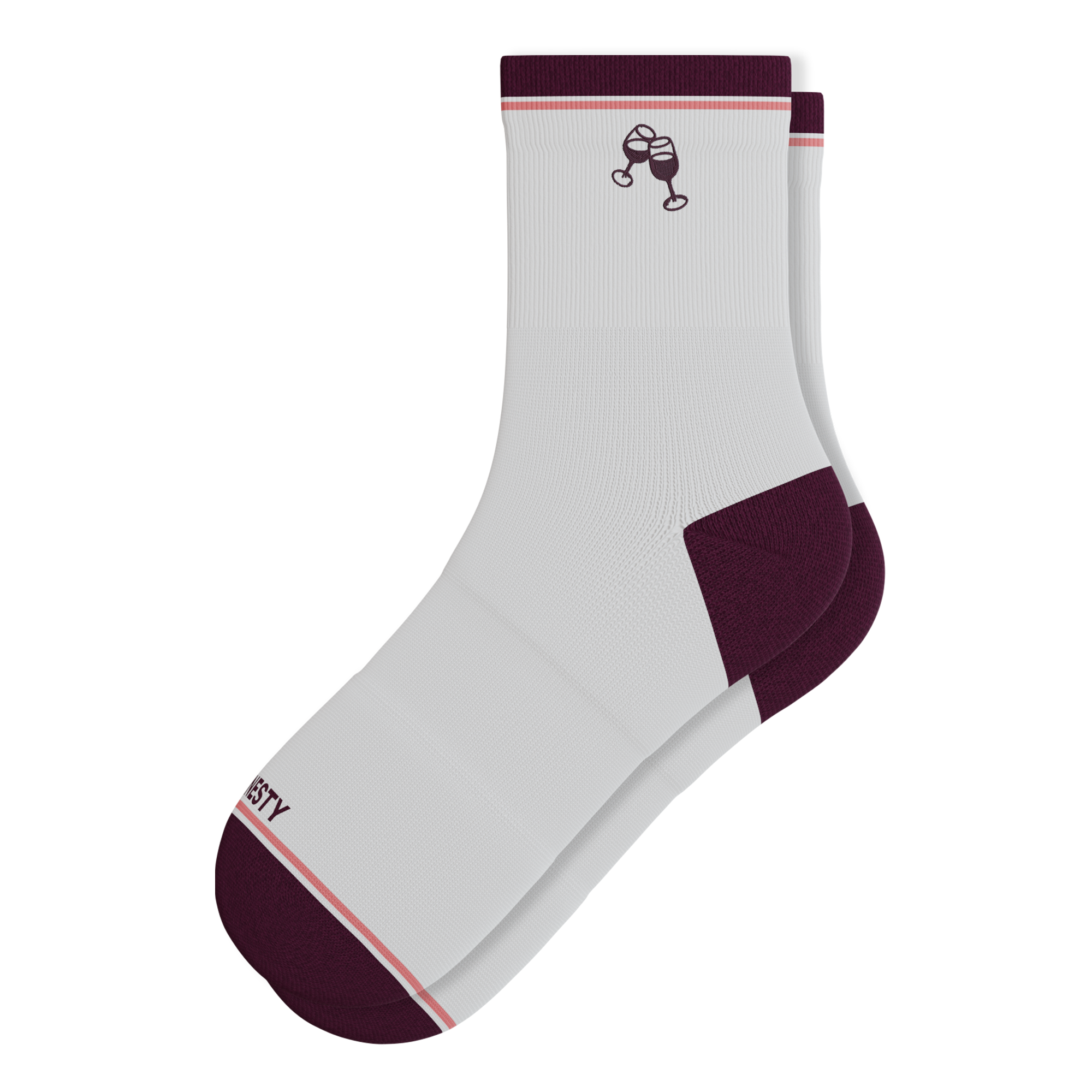 The Happy Hour | Heel Hammock™ Quarter Crew Socks 3 Pack - Shinesty