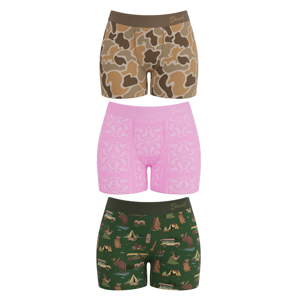The Happy Trails | Women's Boxers 3 Pack - Shinesty