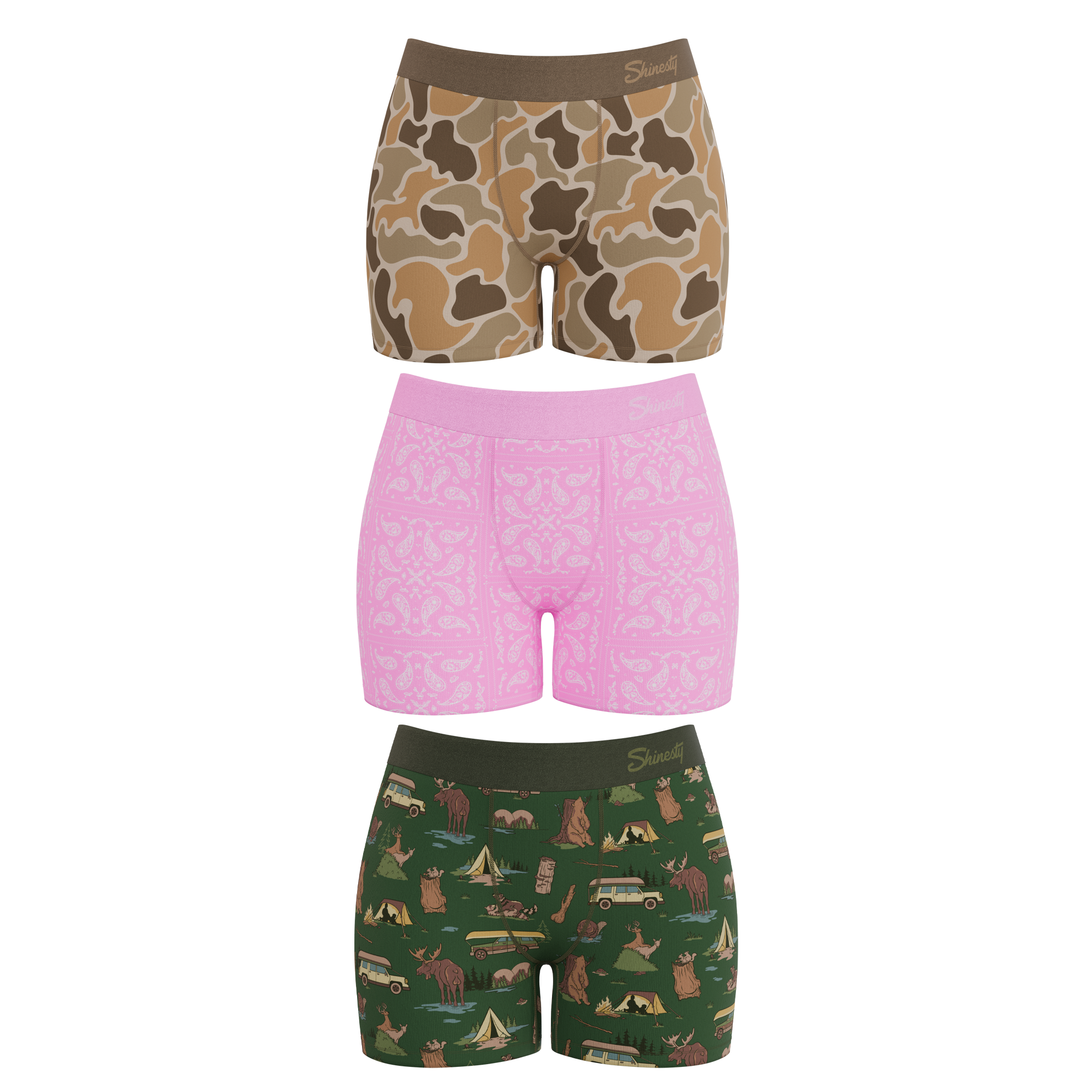 The Happy Trails | Women's Boxers 3 Pack - Shinesty