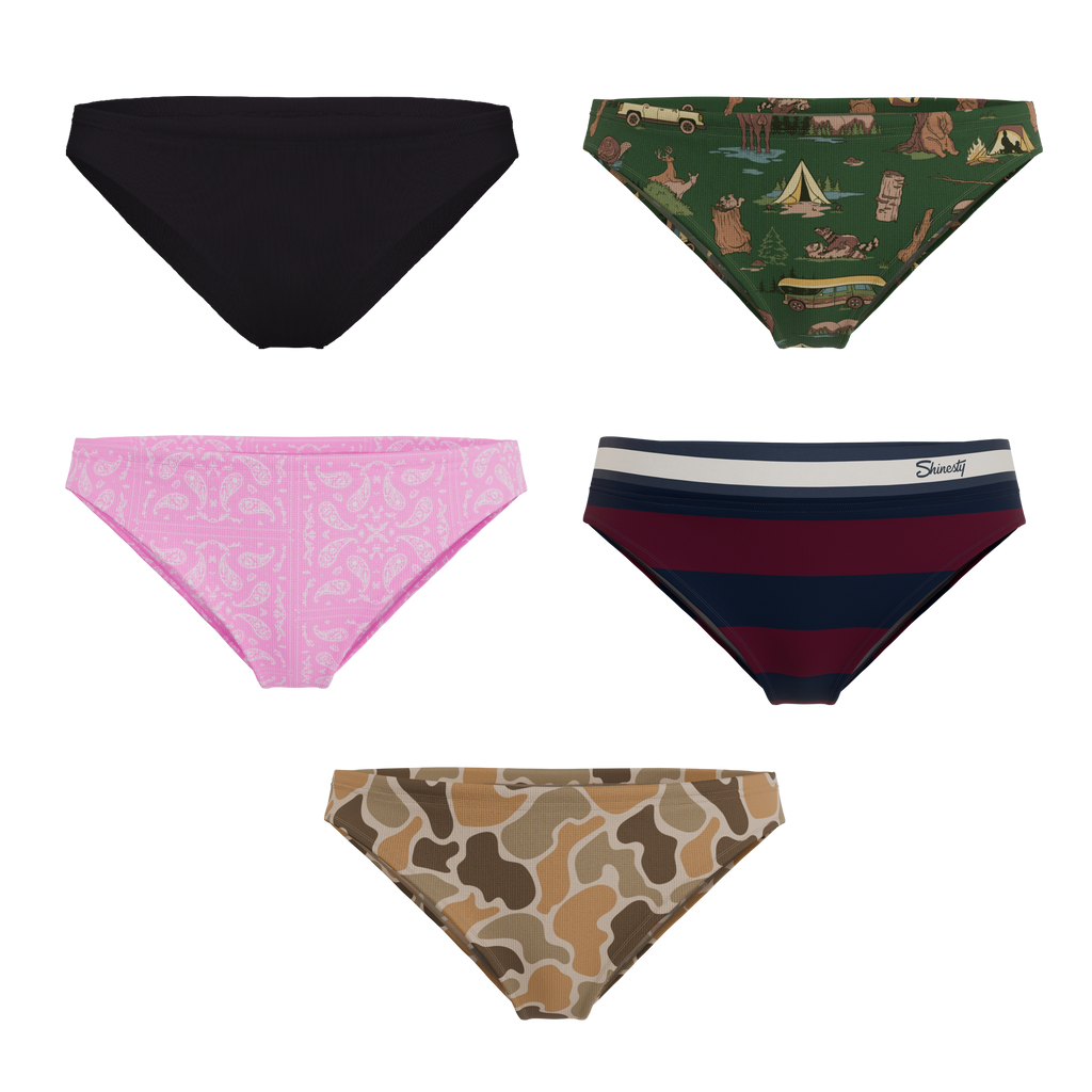 The Happy Trails | Bikini Underwear 5 Pack - Shinesty