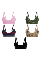 The Happy Trails | Boob Hammock™ Plunge Bralette 5 Pack - Shinesty