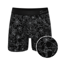 The Harlot's Web | Naughty Spider Web Ball Hammock® Pouch Underwear With Fly - Shinesty