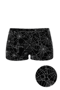 The Harlot's Web | Naughty Spider Web Modal Boyshort Underwear - Shinesty