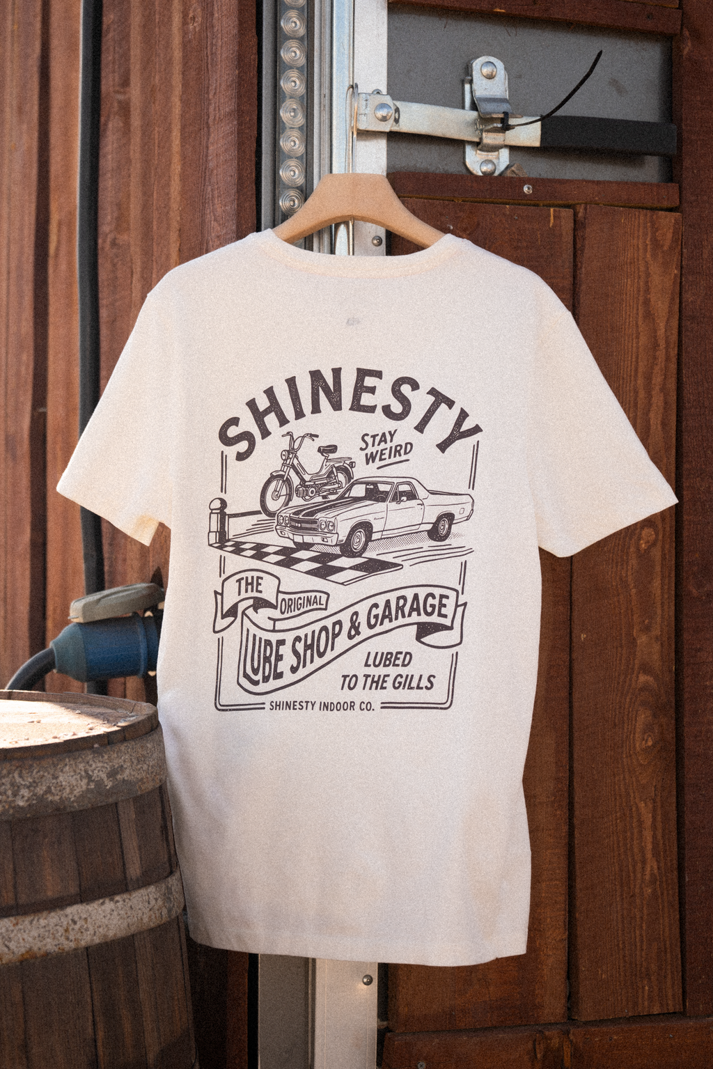 The Lube Shop | Shinesty Car Garage Everyman™ T Shirt - Shinesty