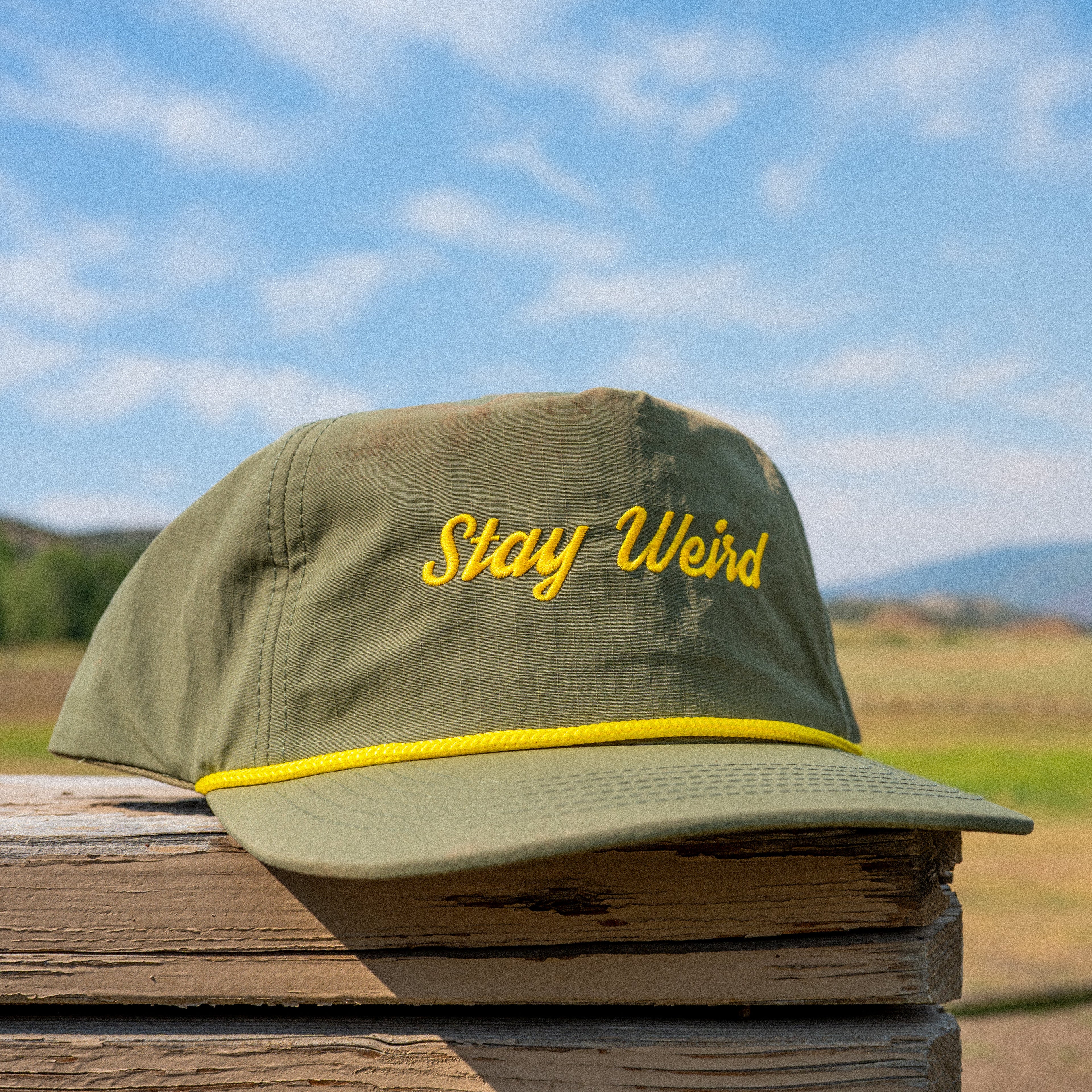 The Mantra | Stay Weird Snapback Hat - Shinesty