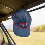The Ski Naked | Skier 5-Panel Corduroy Snapback Hat - Shinesty