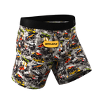 The Here Be Monsters | Monster Truck Ball Hammock® Pouch Underwear With Fly - Shinesty