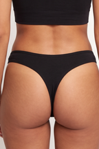 The Hex Appeal | Black Cat MicroModal Thong - Shinesty