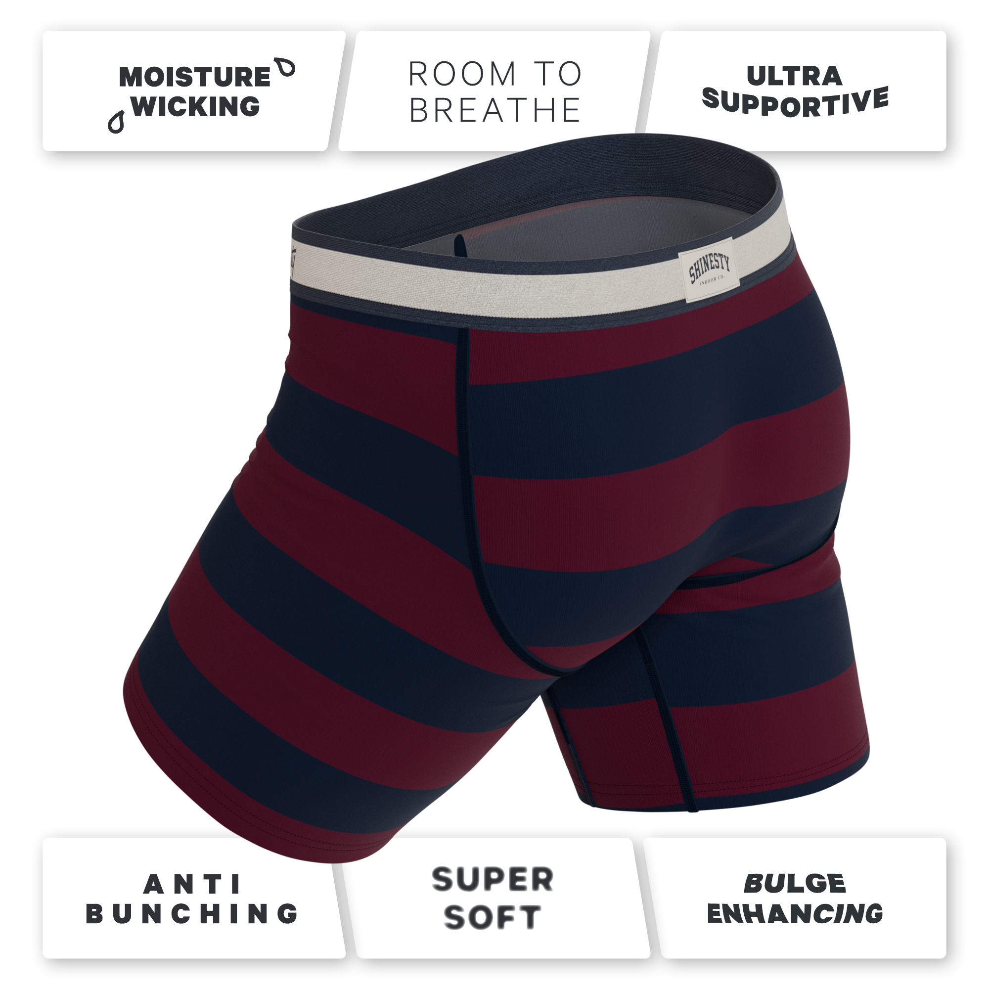 The Hide and Hunt | Long Leg Ball Hammock® Pouch Underwear With Fly 5 Pack - Shinesty