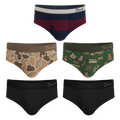 The Hide and Hunt | Ball Hammock® Pouch Briefs 5 Pack - Shinesty