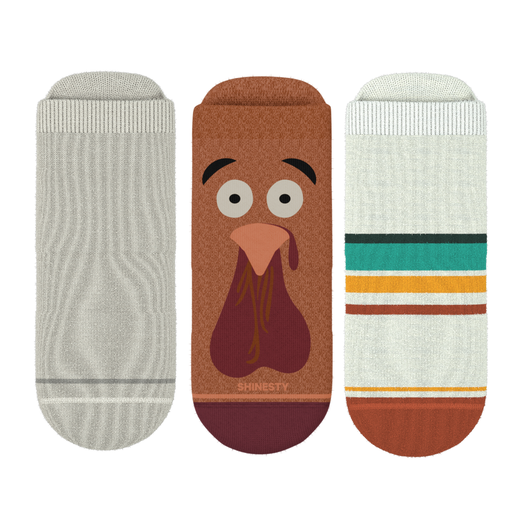 The Holiday Club | Heel Hammock™ Ankle Socks 3 Pack - Shinesty