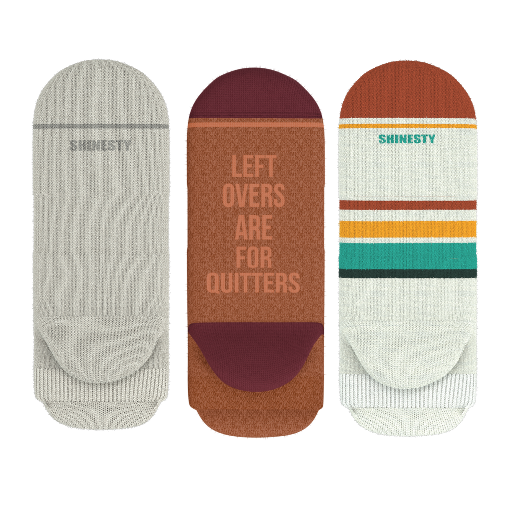 The Holiday Club | Heel Hammock™ Ankle Socks 3 Pack - Shinesty