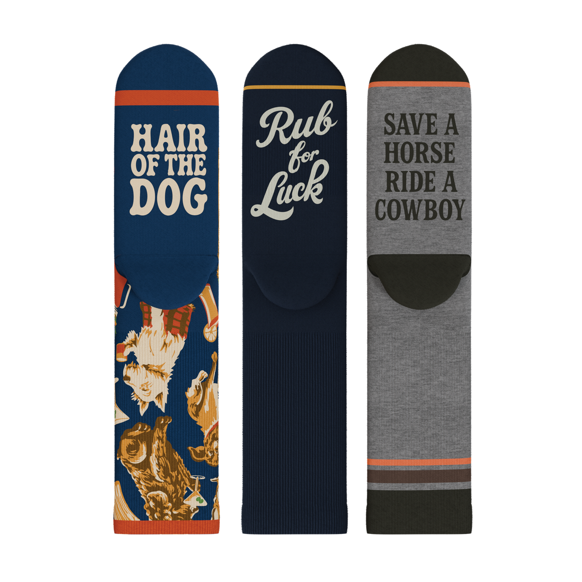 The Holiday Club | Heel Hammock™ Crew Socks 3 Pack - Shinesty