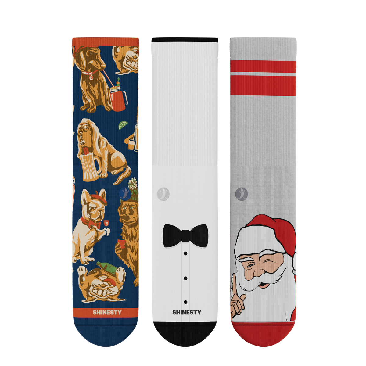 The Holiday Gift | Heel Hammock™ Crew Socks 3 Pack - Shinesty