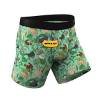 The Hornography | Tropical Animals Ball Hammock® Pouch Underwear With Fly - Shinesty