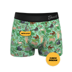 The Hornography | Tropical Animals Ball Hammock® Pouch Trunks Underwear - Shinesty