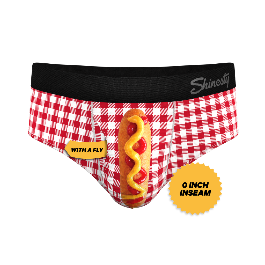 The Hot Diggity | Corn Dog Ball Hammock® Pouch Underwear Briefs - Shinesty